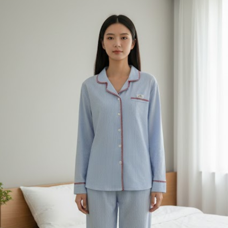 Ensemble de pyjama manche longue femme japonais