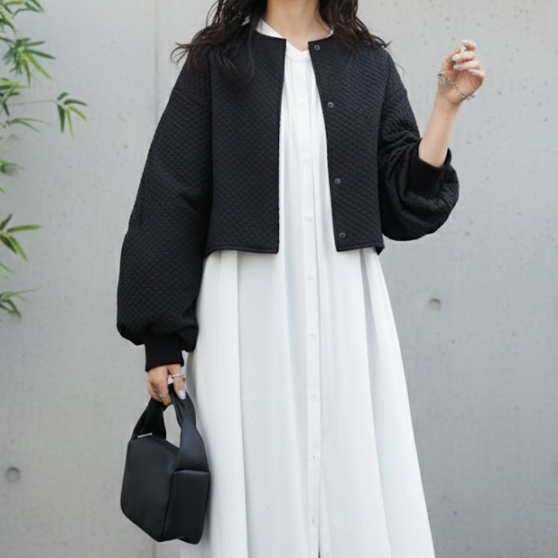 Veste japonaise femme noire