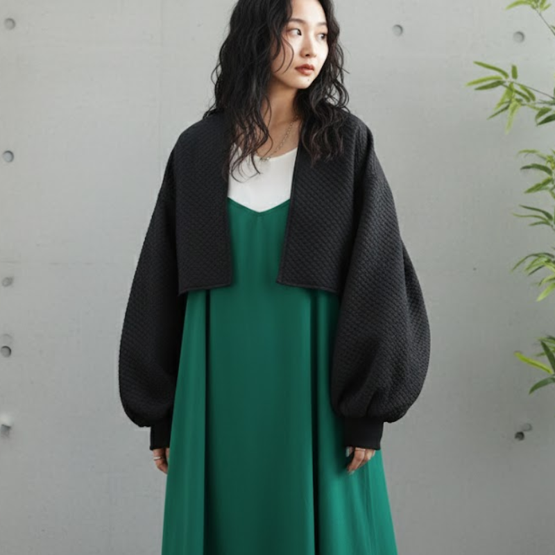 Veste japonaise femme noire