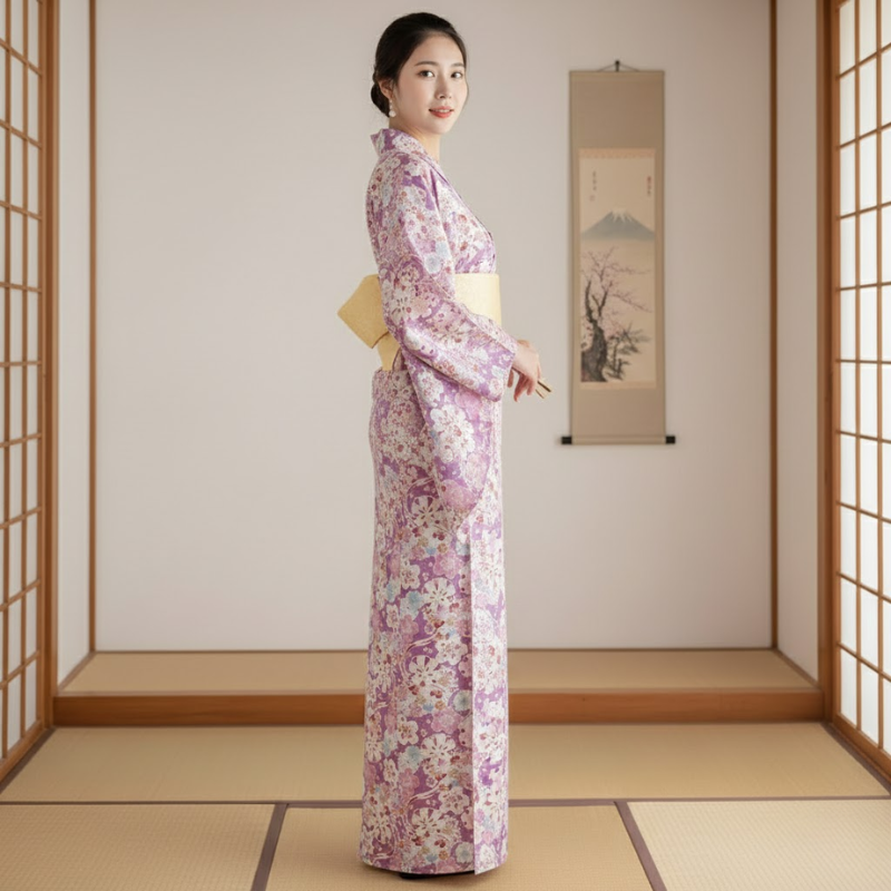Yukata femme sakura