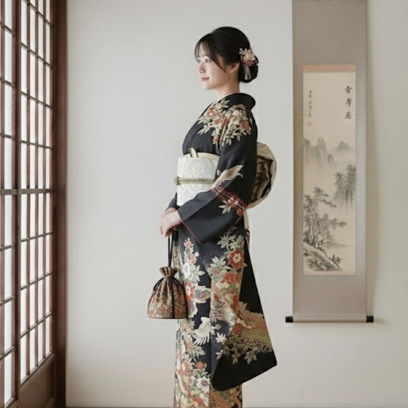 Robe kimono traditionnelle
