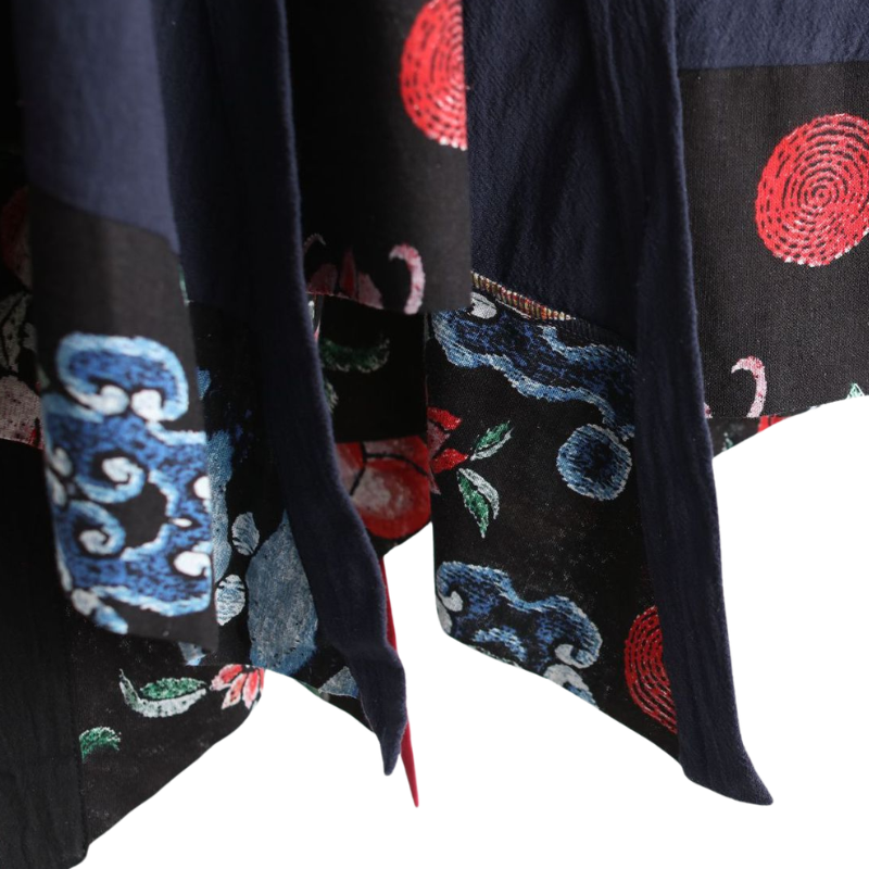 Manteau ete long style kimono