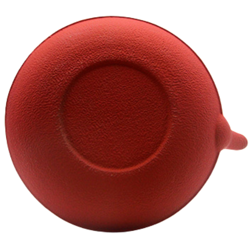 Théière rouge or japonaise en fonte