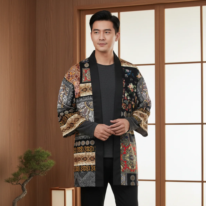 Motif abstrait haori