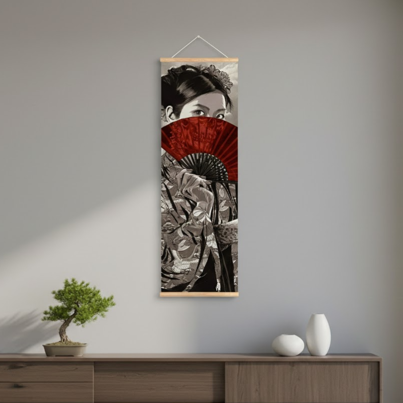Tableau japonais geisha