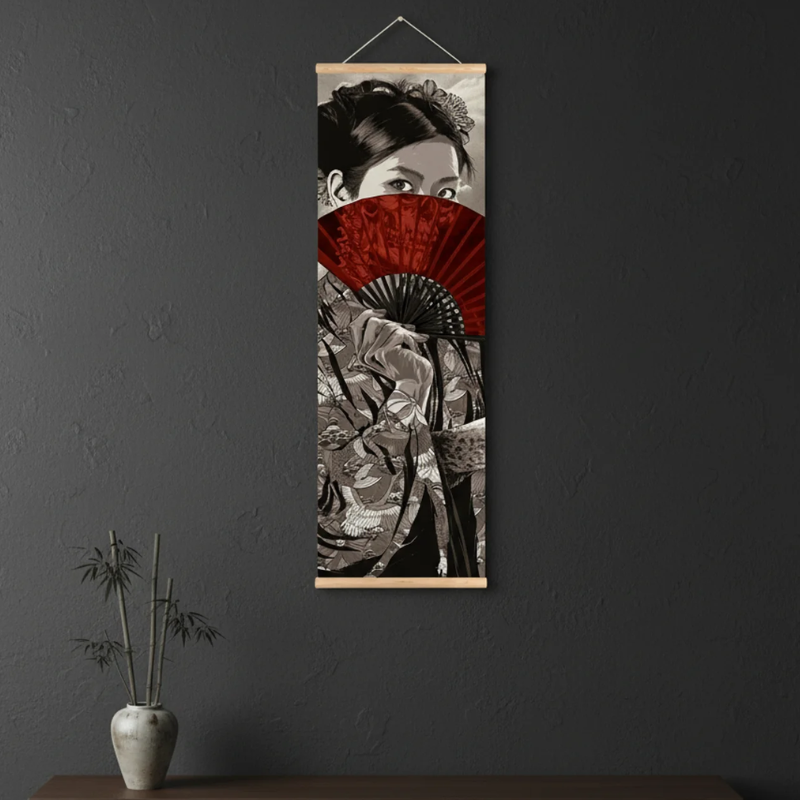 Tableau japonais geisha