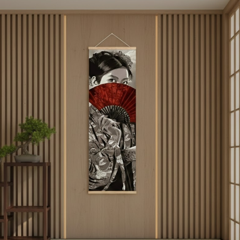 Tableau japonais geisha