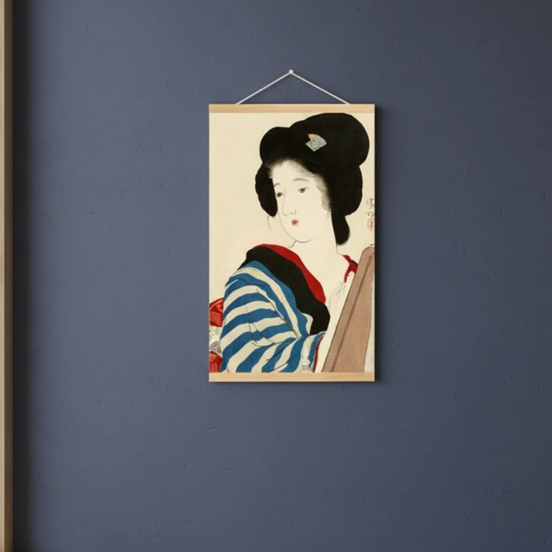 Estampe geisha japonais