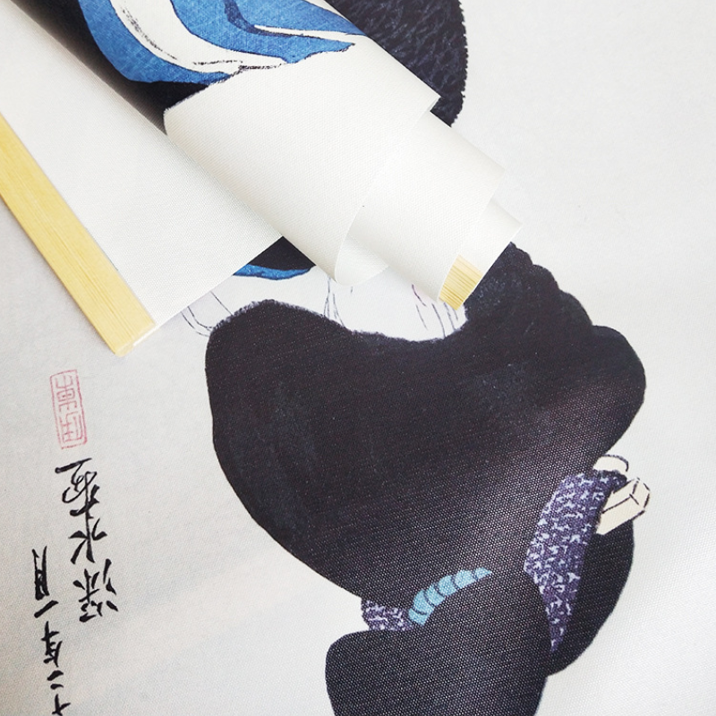 Estampe geisha japonais