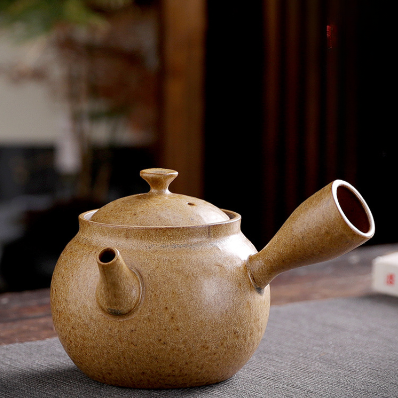 Théière japonaise en grès