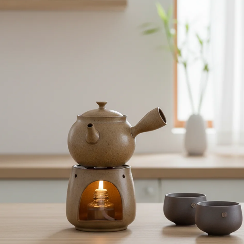 Théière japonaise en grès