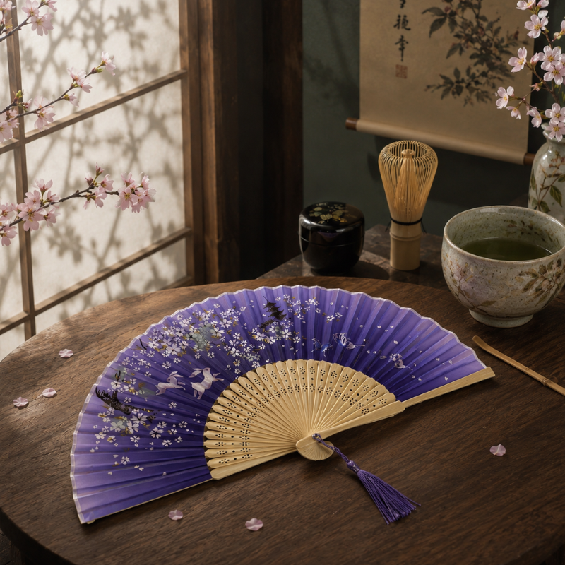 Éventail japonais ancien
