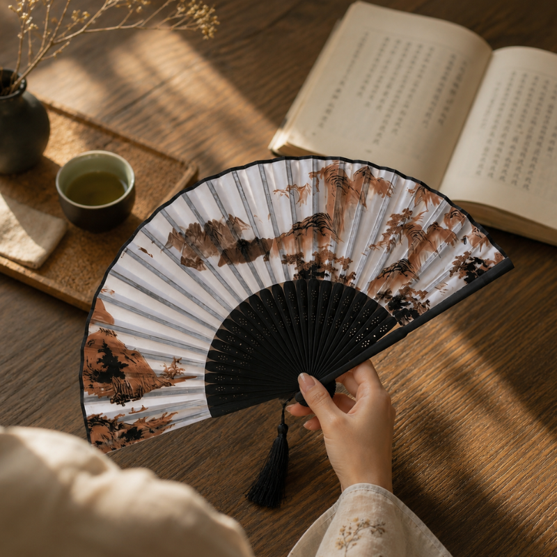 Éventail japonais ancien