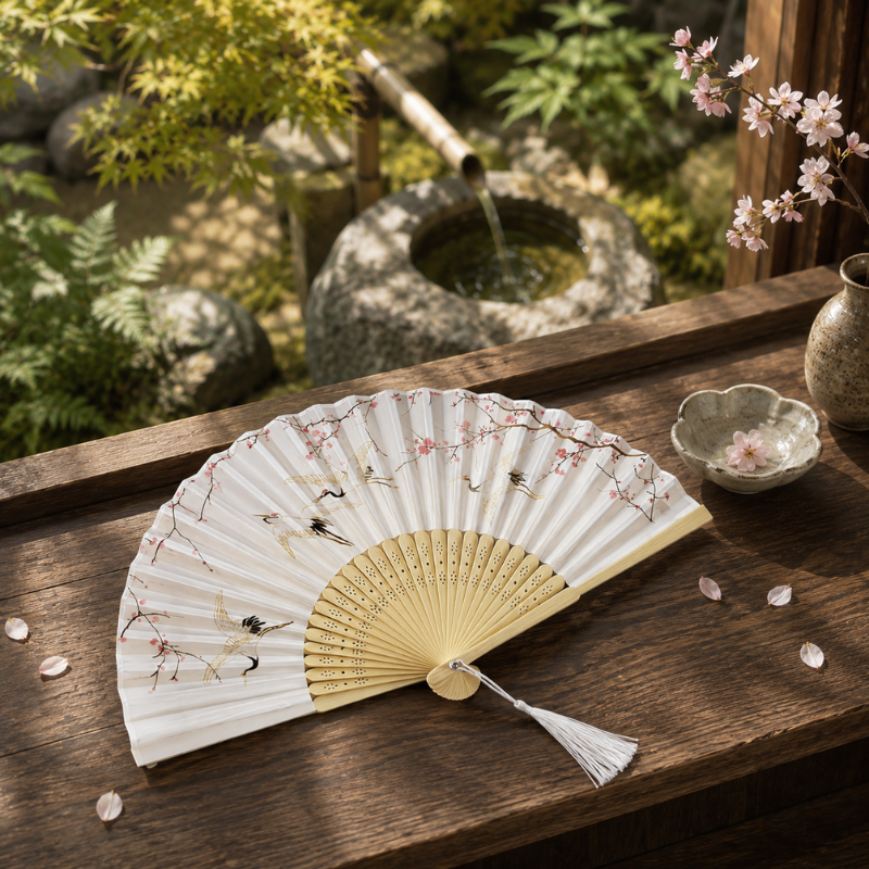 Éventail japonais ancien
