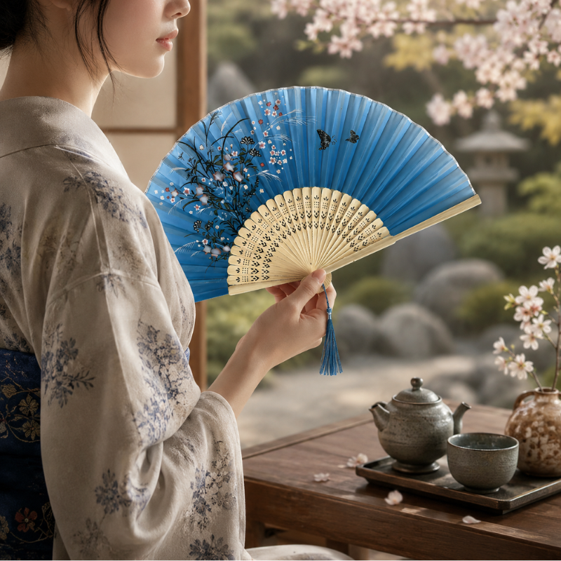 Éventail japonais ancien
