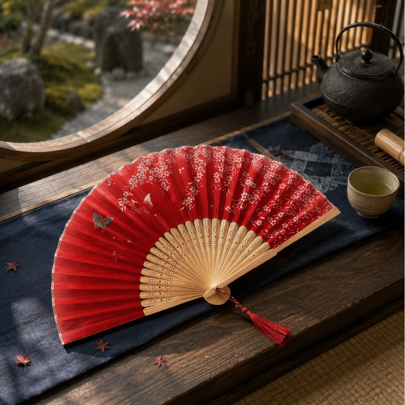 Éventail japonais ancien