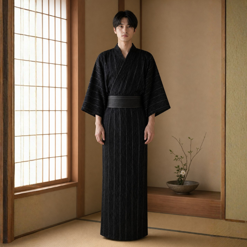 Kimono traditionnel japonais homme