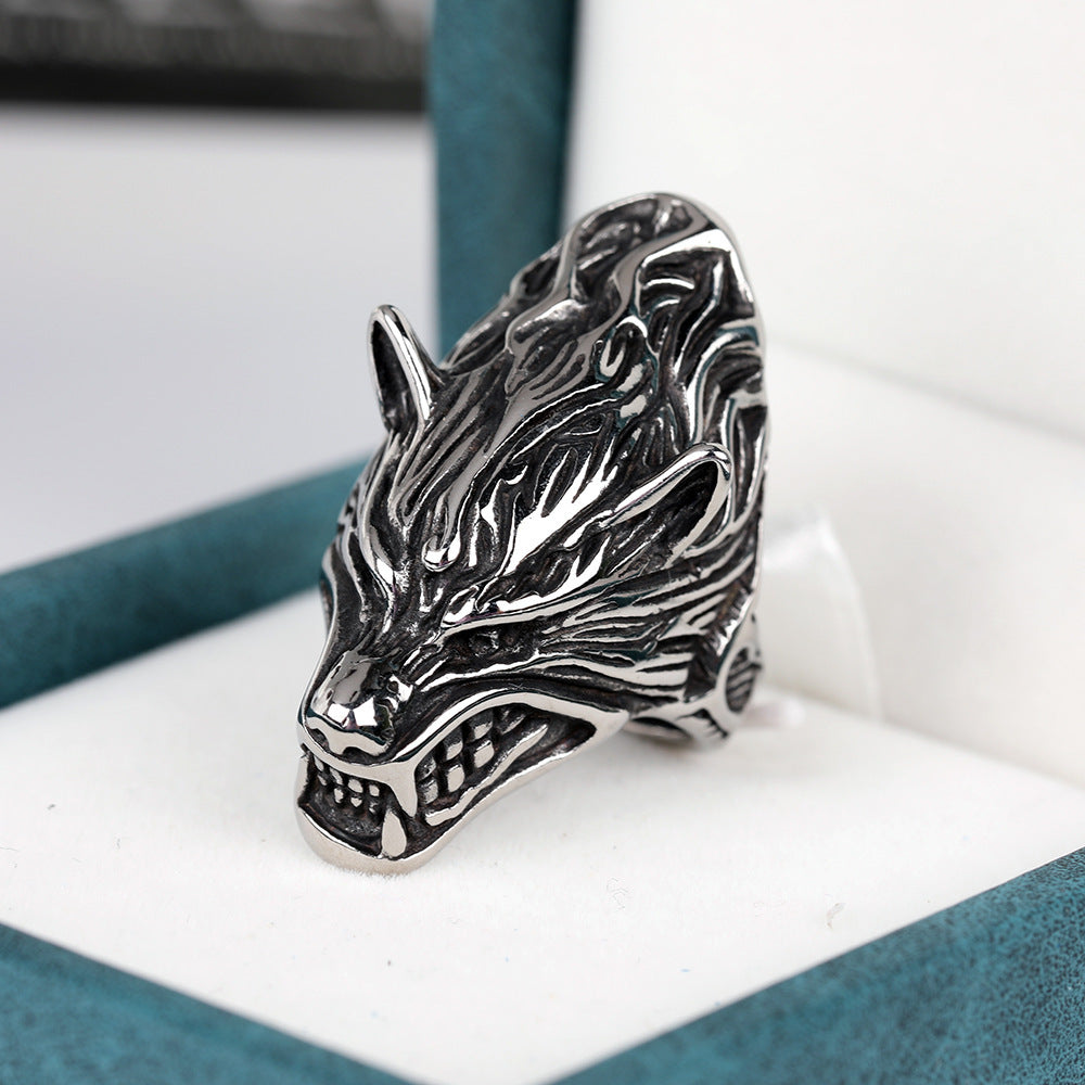 Bague Loup en Argent ’Matsue’