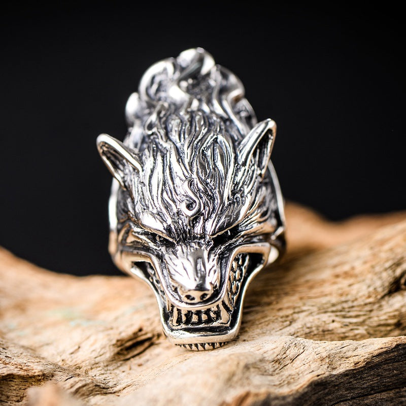 Bague Loup en Argent ’Matsue’