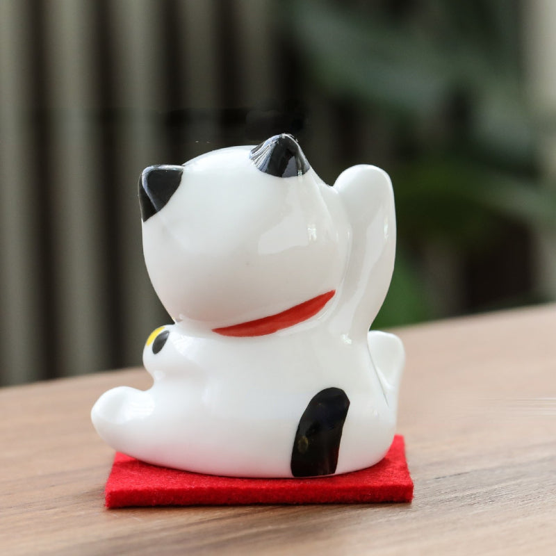 Chat japonais statue