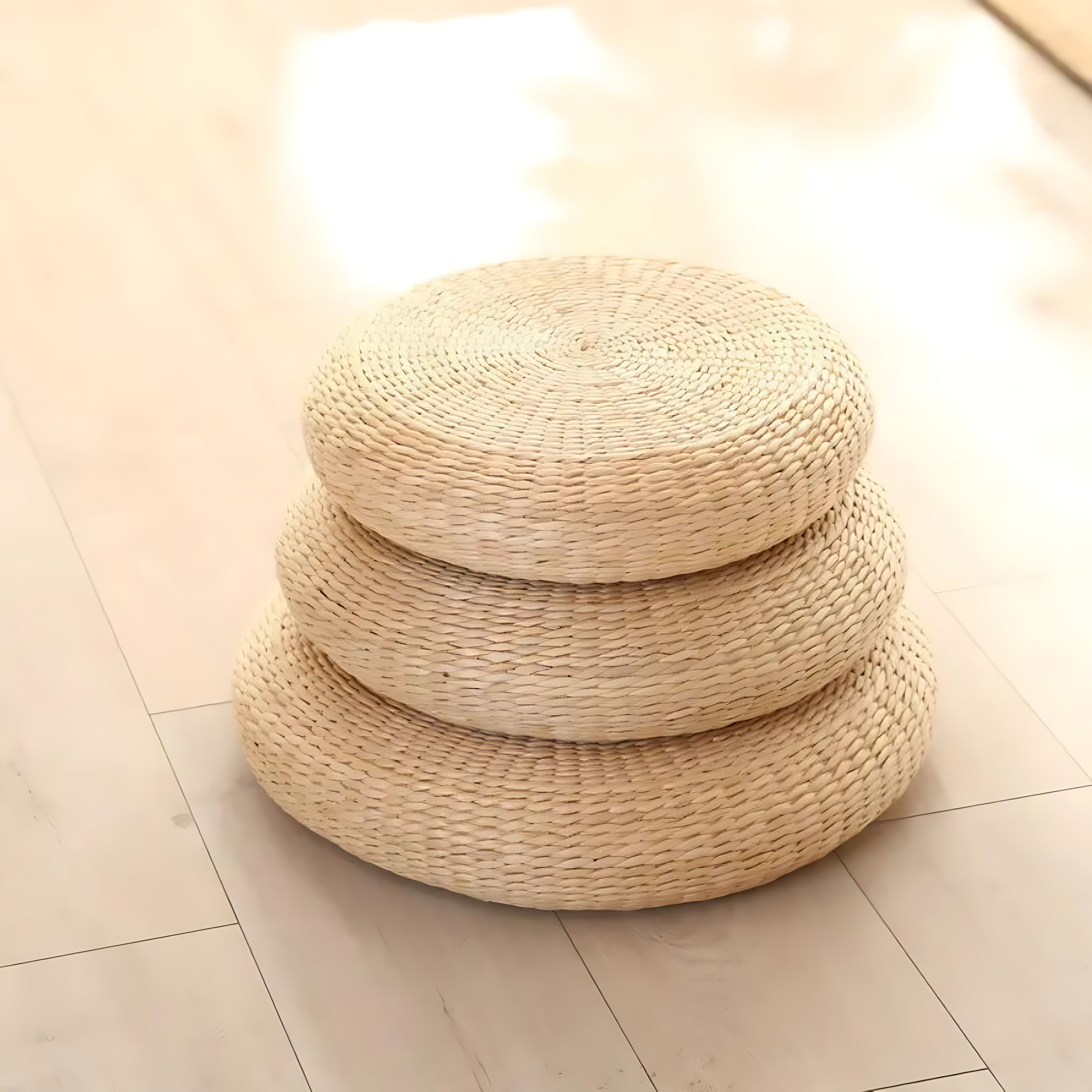 Coussin de Sol Rond Japonais