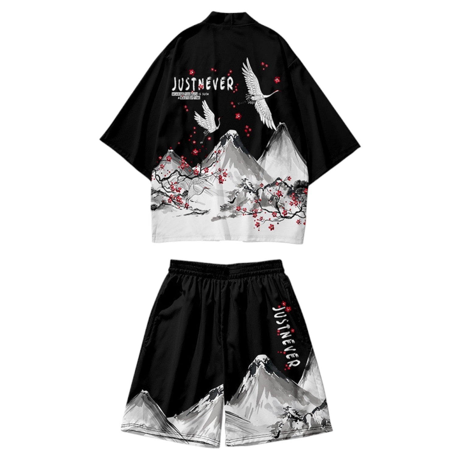 Ensemble de Kimono ’Fuji Shoto’ - Noir / S