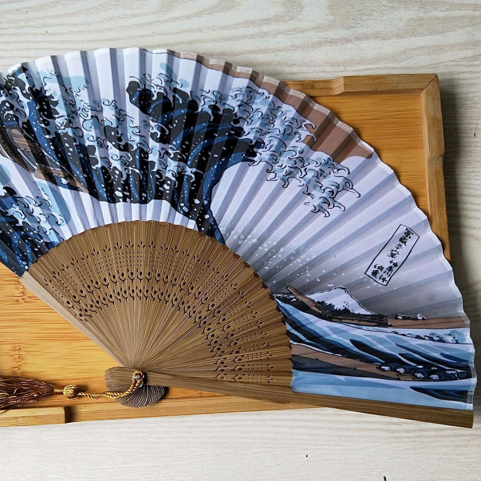 Éventail Japonais Bambou