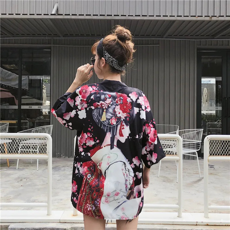 Geisha Cardigan ’Sakura x Geiko’