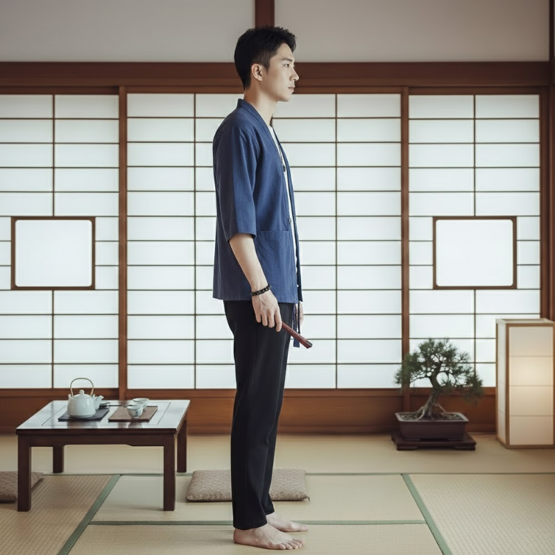 Haori homme japonais