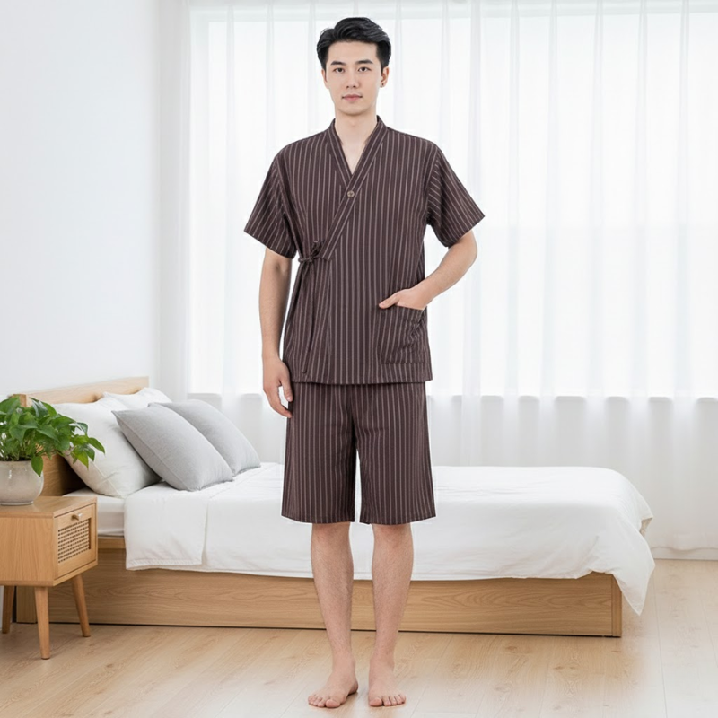 Jinbei homme marron