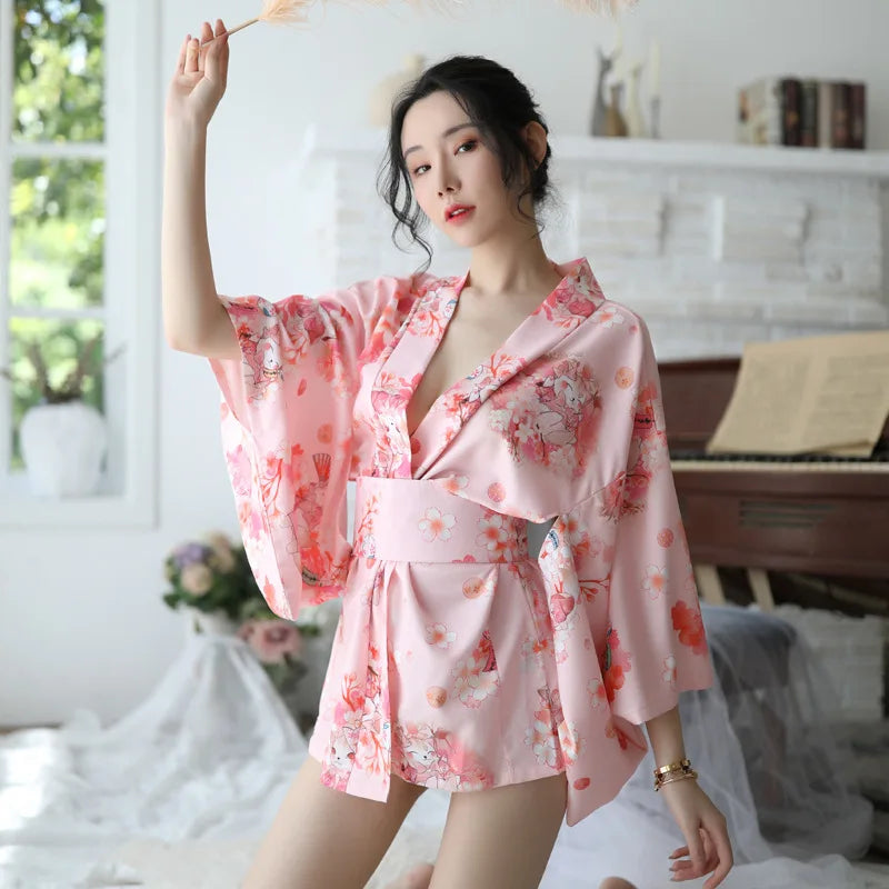 Haori Yukata ’Floral Édition’ - Taille unique