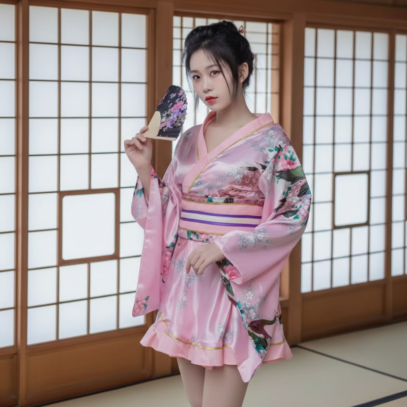 Kimono femme traditionnel