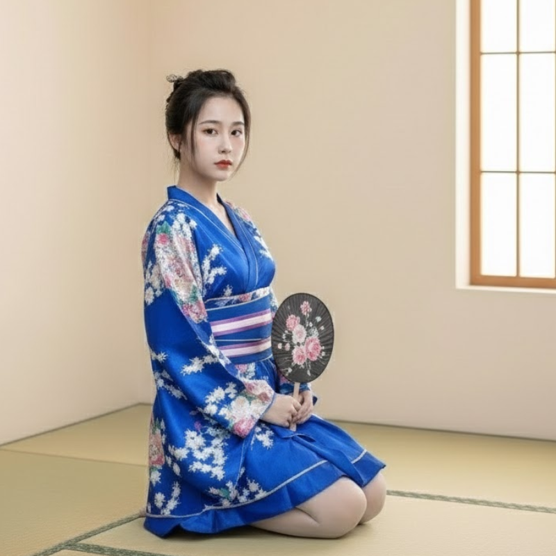 Kimono femme traditionnel