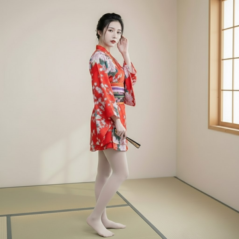 Kimono femme traditionnel