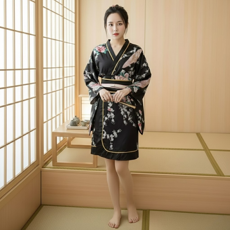 Kimono femme traditionnel