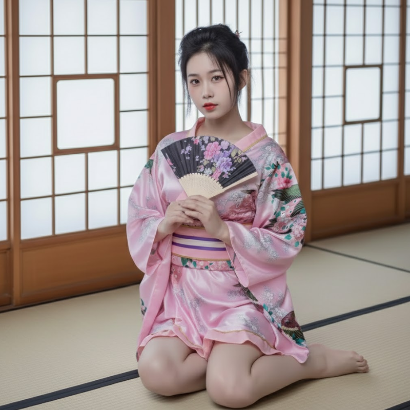 Kimono femme traditionnel