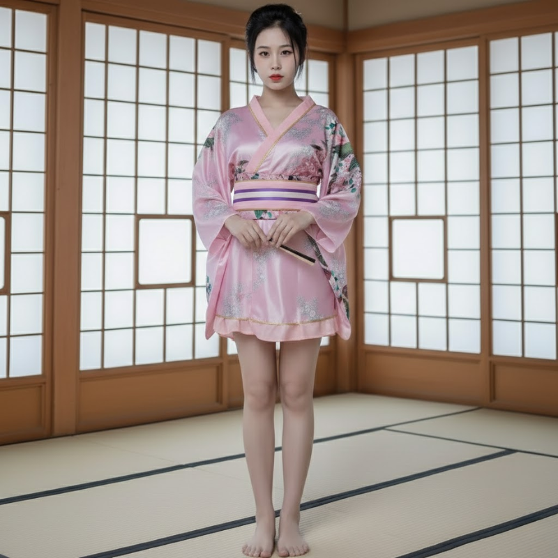 Kimono femme traditionnel