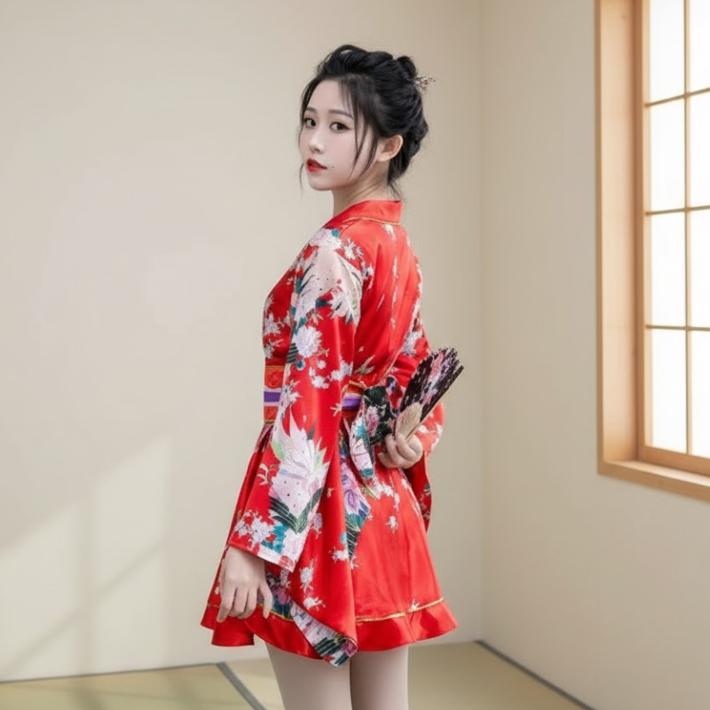 Kimono femme traditionnel