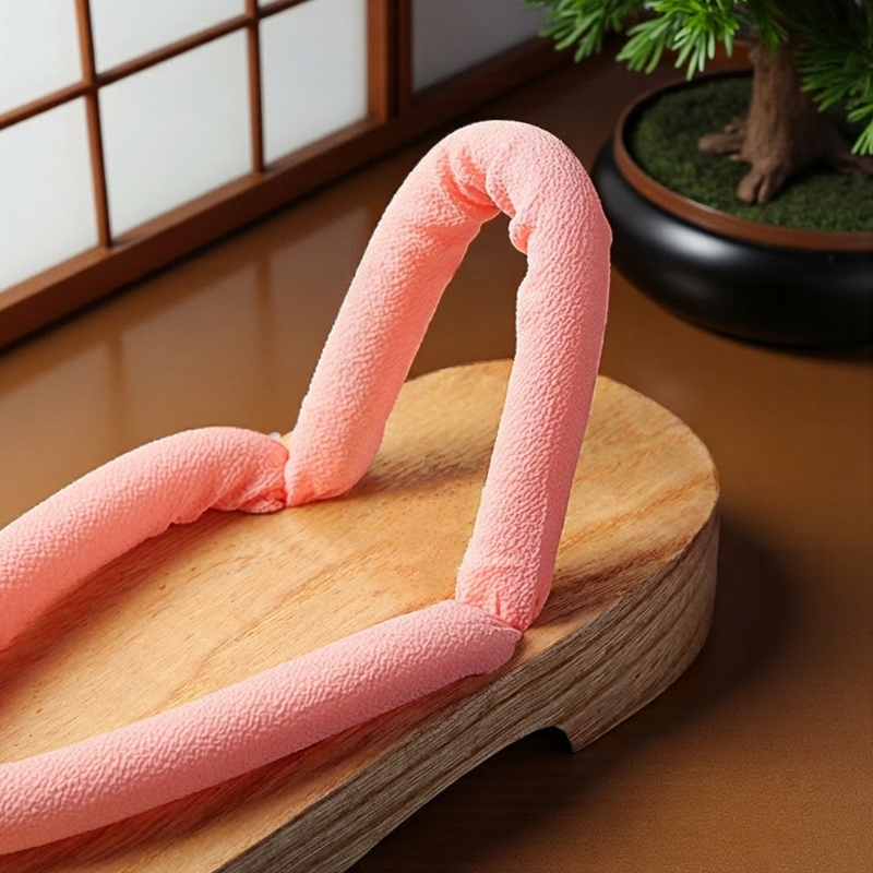Geta chaussure japonaise bois sabot
