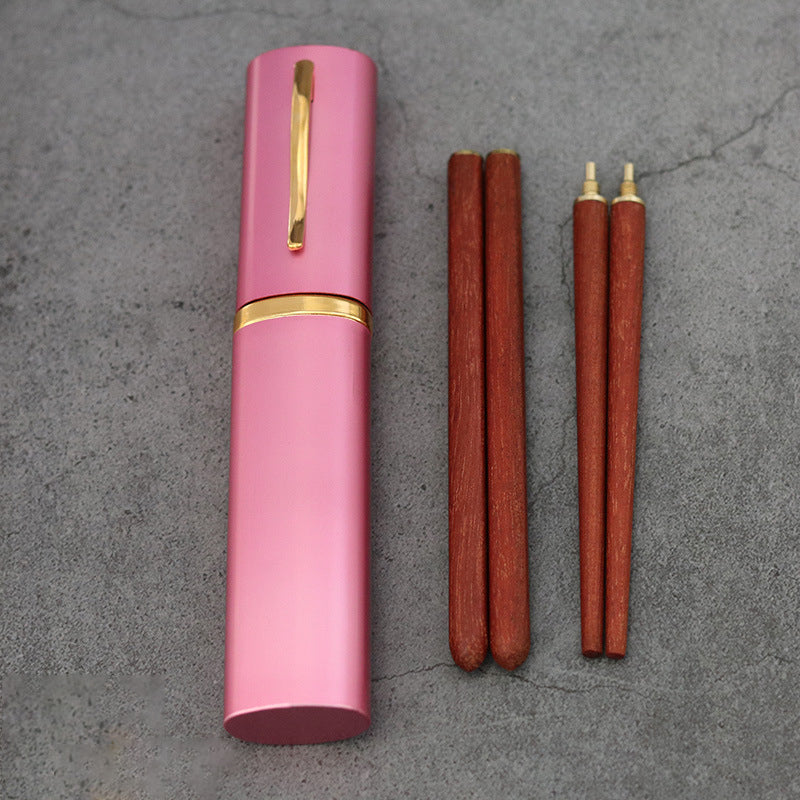 Japon baguettes - Rose / Bois de Cental rouge