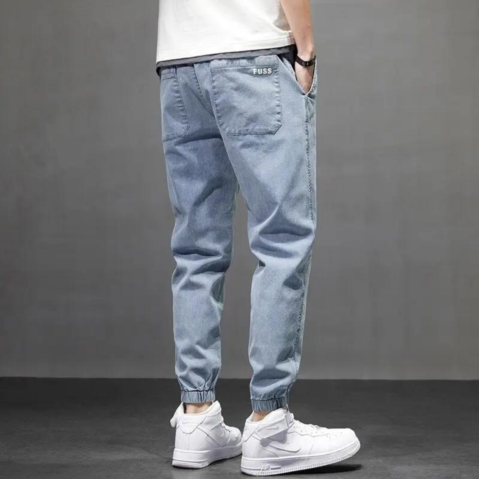 Jean Taille Élastique Homme