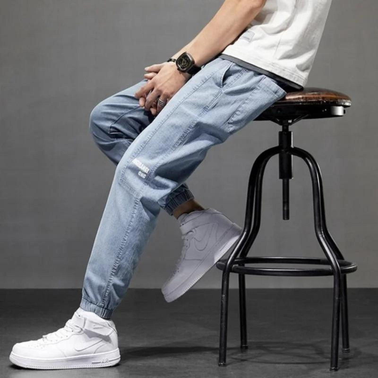Jean Taille Élastique Homme