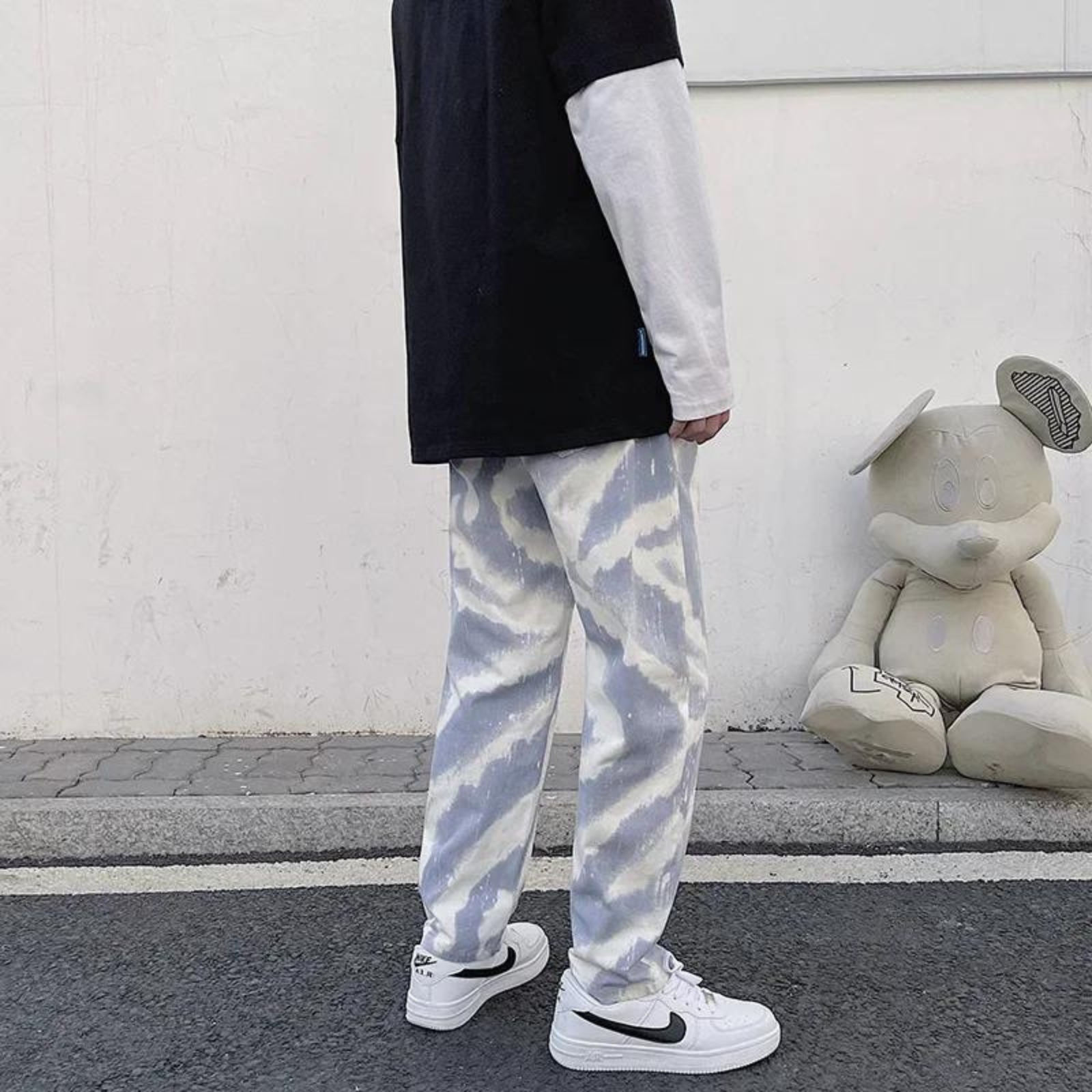 Jean Tie and Dye Homme