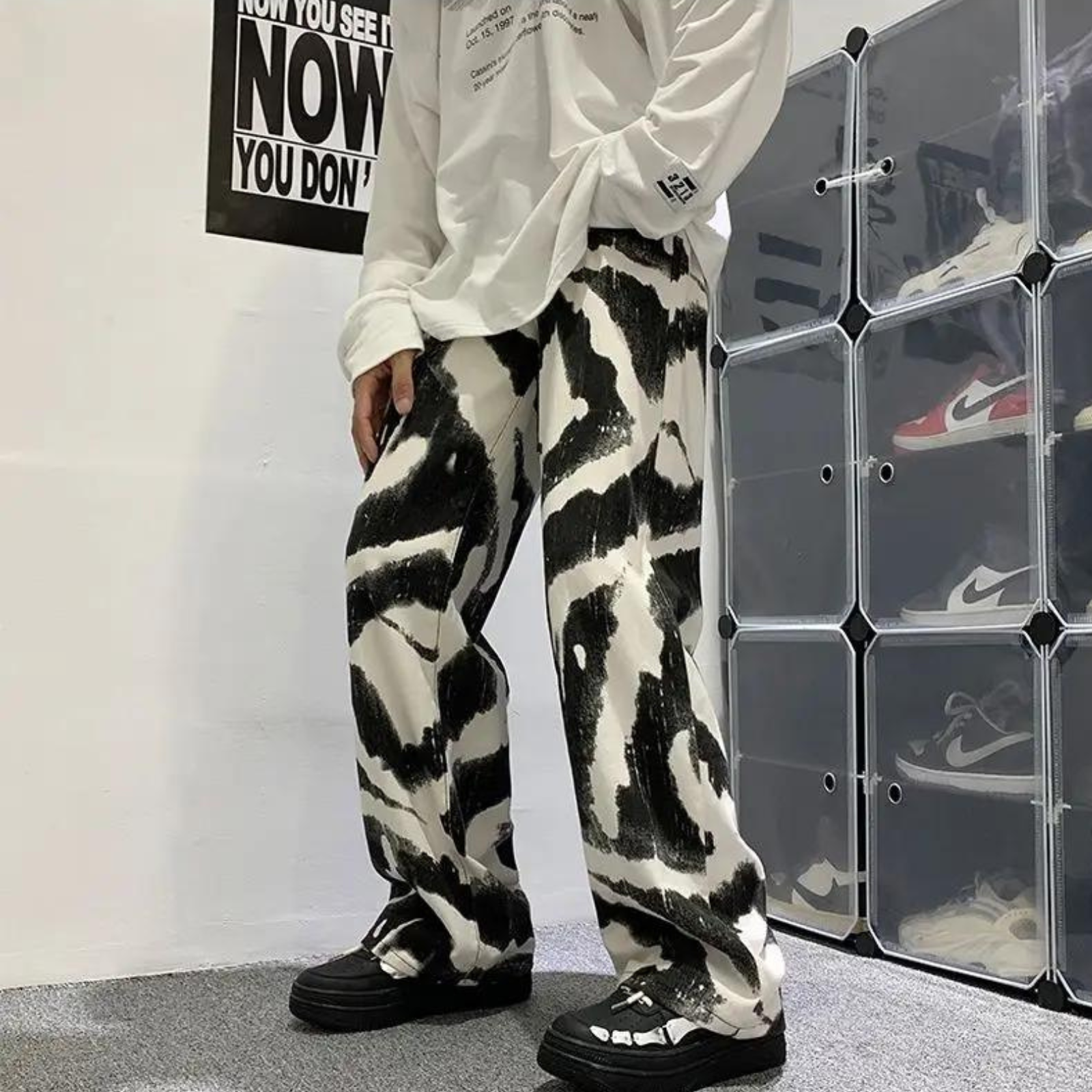Jean Tie and Dye Homme - Noir / S