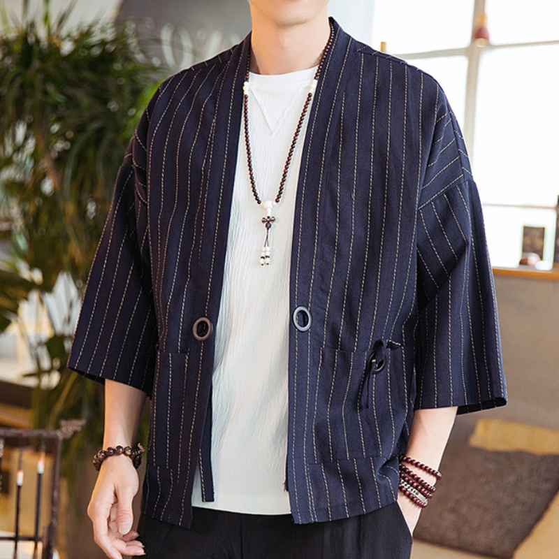 Kimono Court Homme - Bleu / M