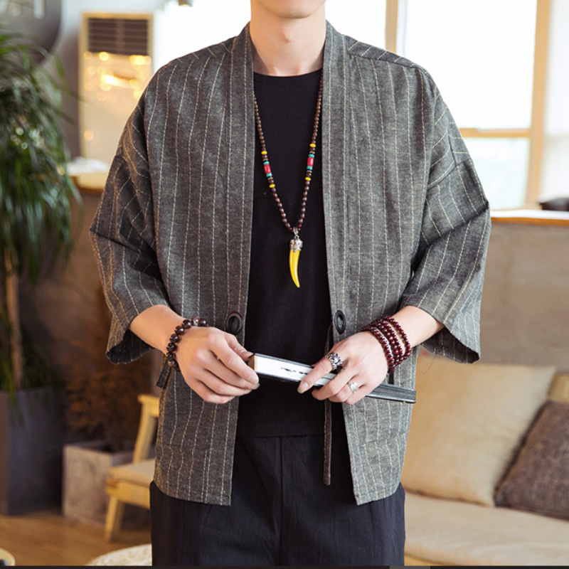 Kimono Court Homme - Gris / M