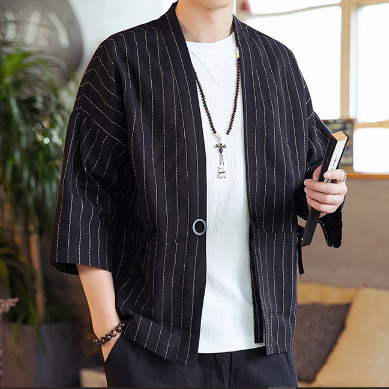Kimono Court Homme - Noir / M