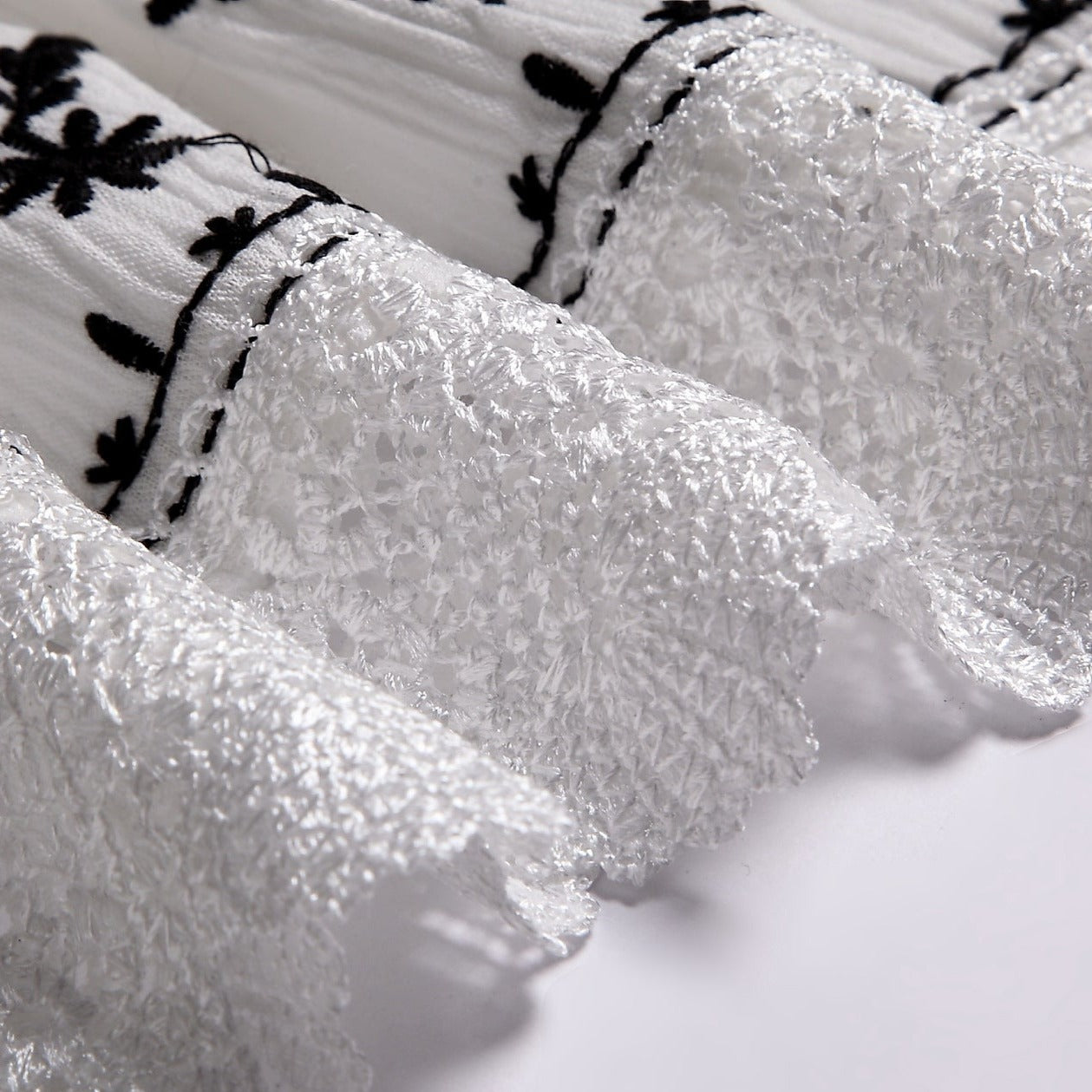 Kimono Dentelle Blanc