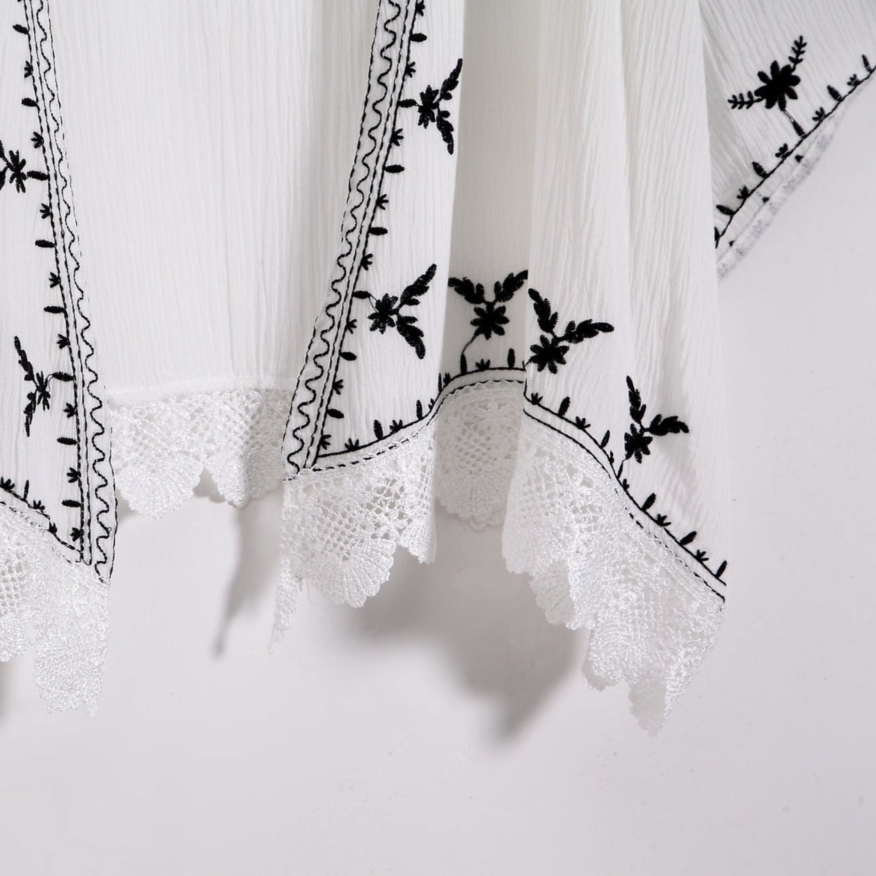 Kimono Dentelle Blanc
