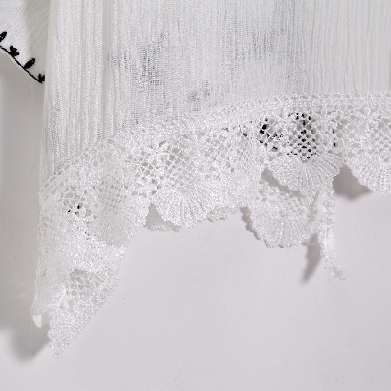 Kimono Dentelle Blanc